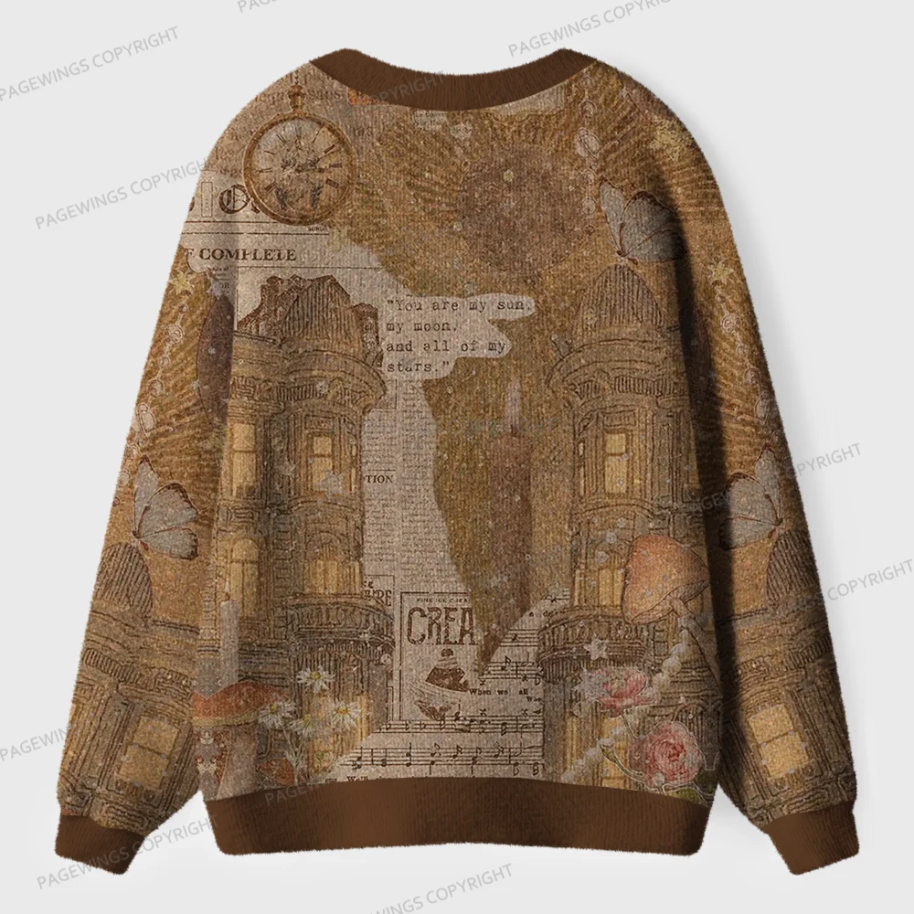 Pagewings House Complete Unisex Ugly Cardigan Sweaters