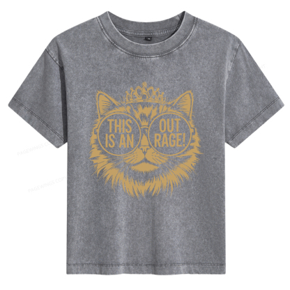 Pagewings This Is An Outrage Women's Washed T-shirt