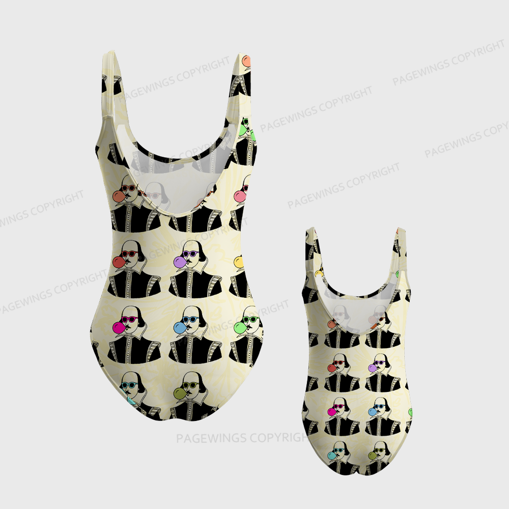 Pagewings Stop Making Drama You're Not Shakespeare One-Piece Swimsuit 