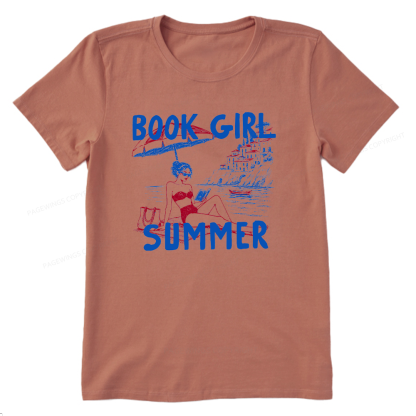 Pagewings Book Girl Summer Unisex Classic T-shirt