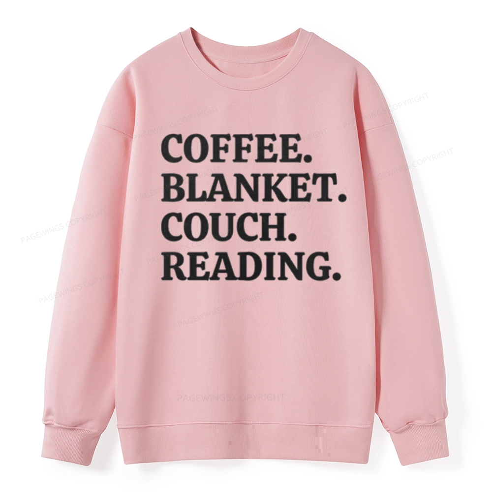 Pagewings Coffee Blanket Couch Reading Unisex Classic Sweatshirt