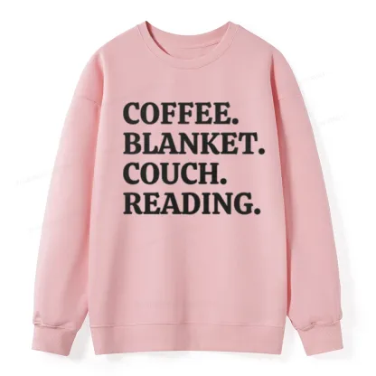 Pagewings Coffee Blanket Couch Reading Unisex Classic Sweatshirt