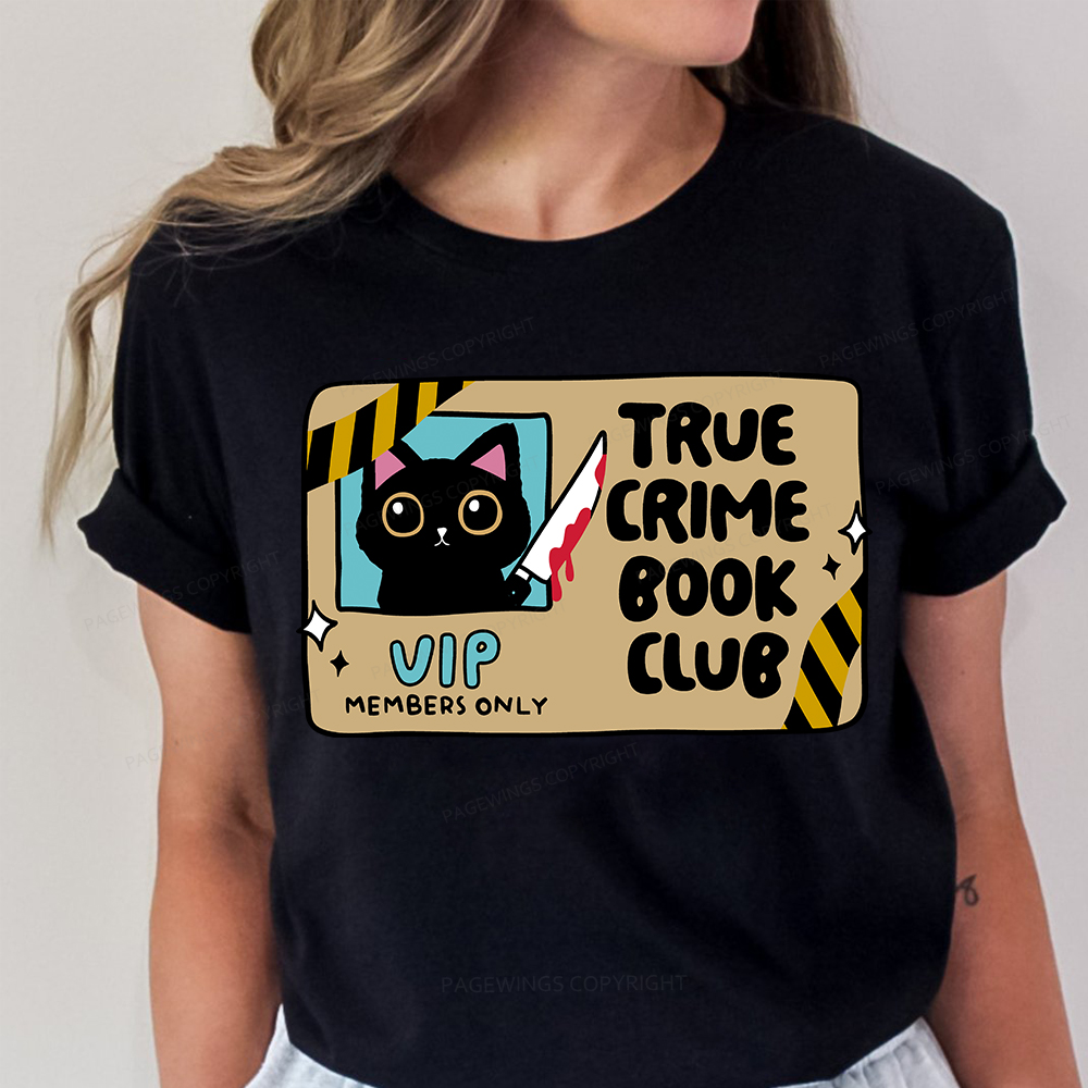 Pagewings True Crime Book Club Unisex Classic T-shirt