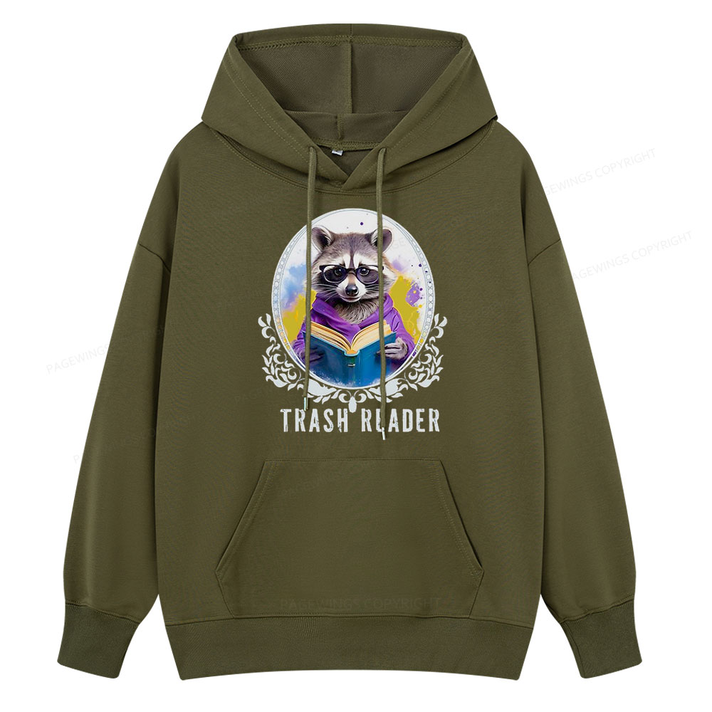 Pagewings Trash Reader Unisex Classic Hoodie