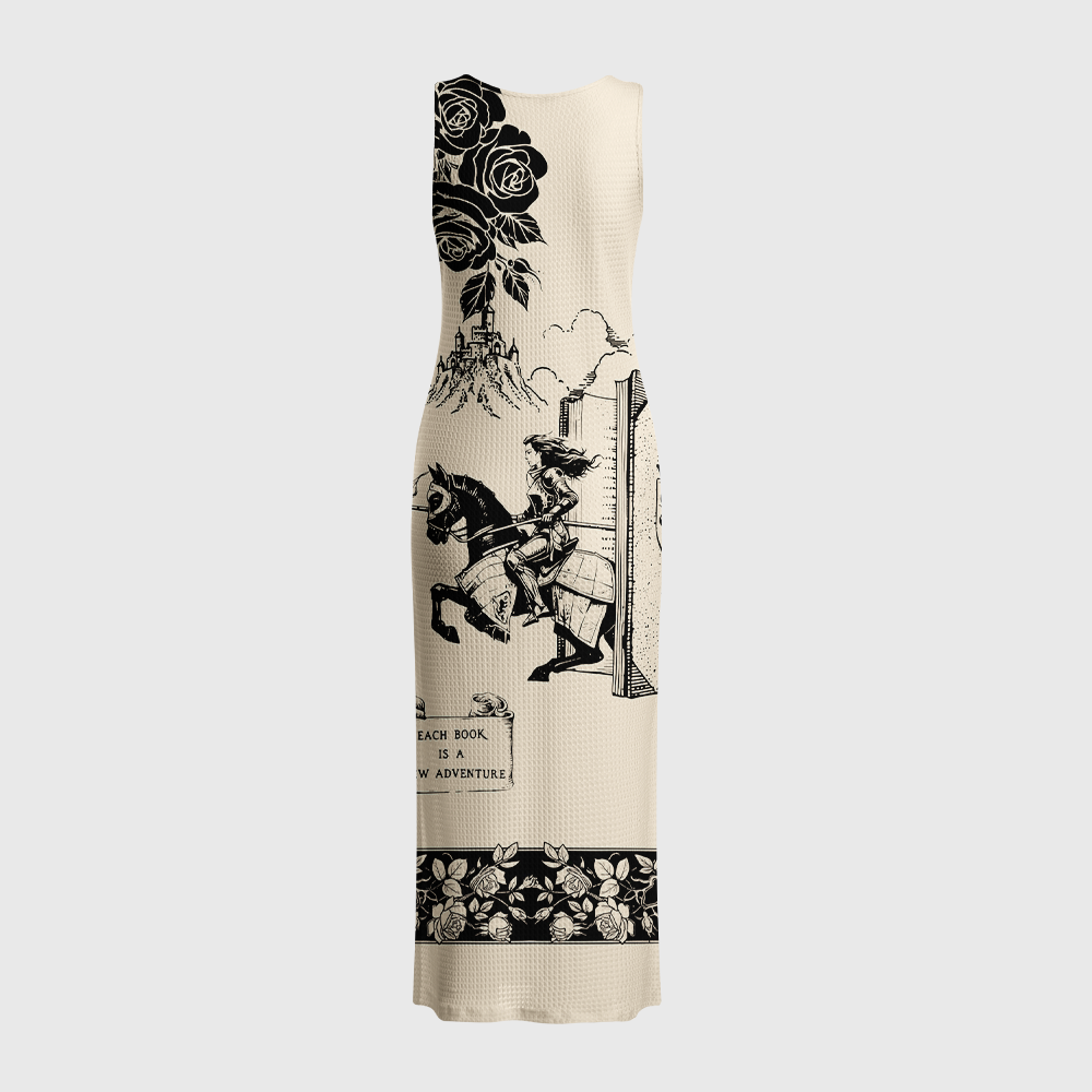 Pagewings Each Book Is A New Adventure Crochet Maxi Dress