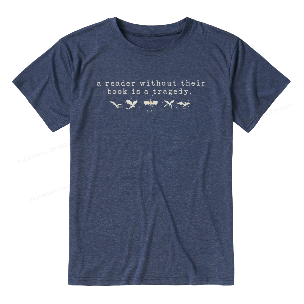 Pagewings Fantasy Reading Unisex Heather T-Shirt