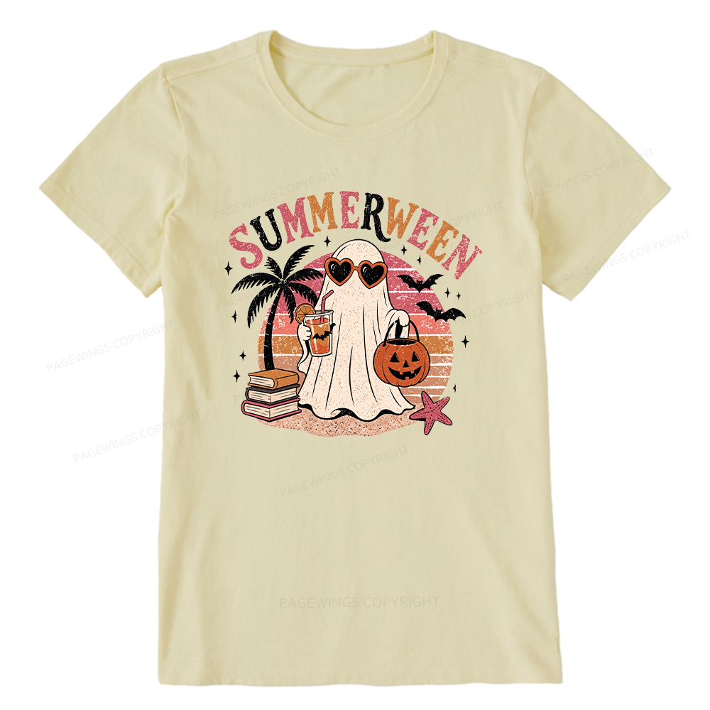 Pagewing Summerween Beach Bookish Unisex Classic T-shirt
