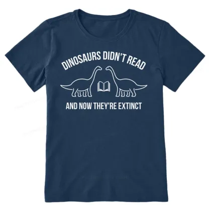 Pagewings Dinosaurs Didn't Read  Unisex Classic T-shirt