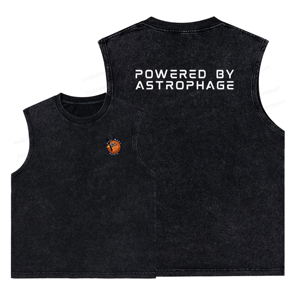 Pagewings Powered By Astrophage Washed Tank Top