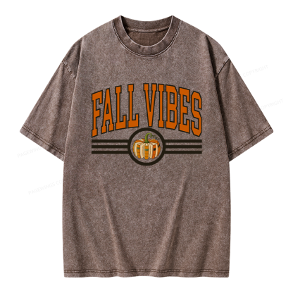 Pagewings Pumpkin Season Unisex Washed T-shirt