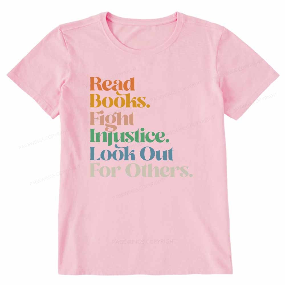 Pagewings Read Banned Books Social Justice Shirt Unisex Classic T-shirt