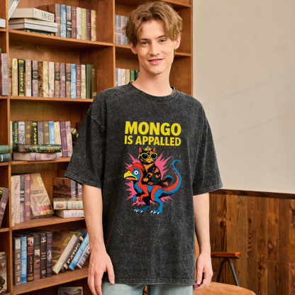 Pagewings Mongo Is Appalled Unisex Washed T-shirt