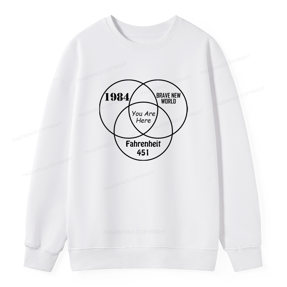 Pagewings I'm With The Banned Unisex Classic Sweatshirt