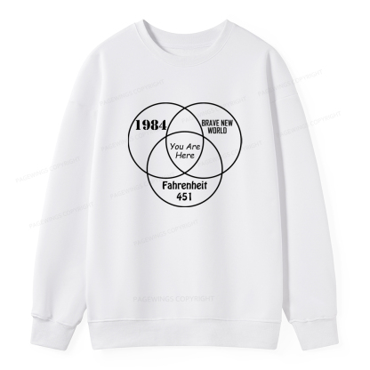 Pagewings I'm With The Banned Unisex Classic Sweatshirt