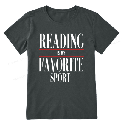 Pagewings Reading Is My Favorite Sport Unisex Classic T-shirt