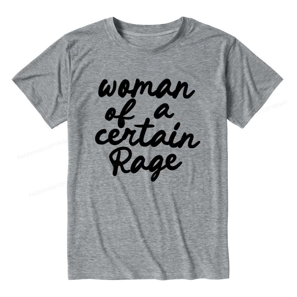 Pagewings Woman of a Certain Rage Unisex Heather T-Shirt