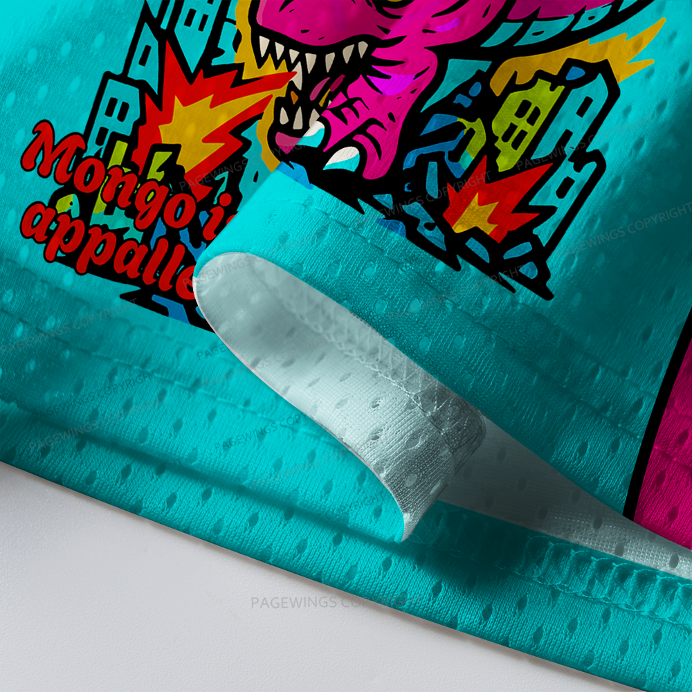 Pagewings This Is An Outrage Unisex Mesh Jersey