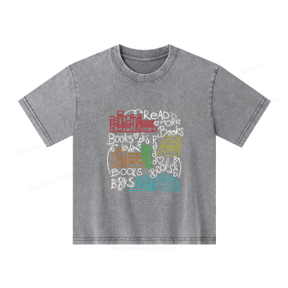Pagewings Reading Week Shirt For Teachers & Read America Unisex Kids Washed T-shirt