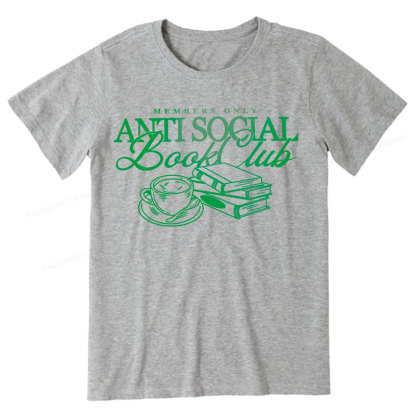 Pagewings Anti Social Book Club Unisex Classic T-shirt