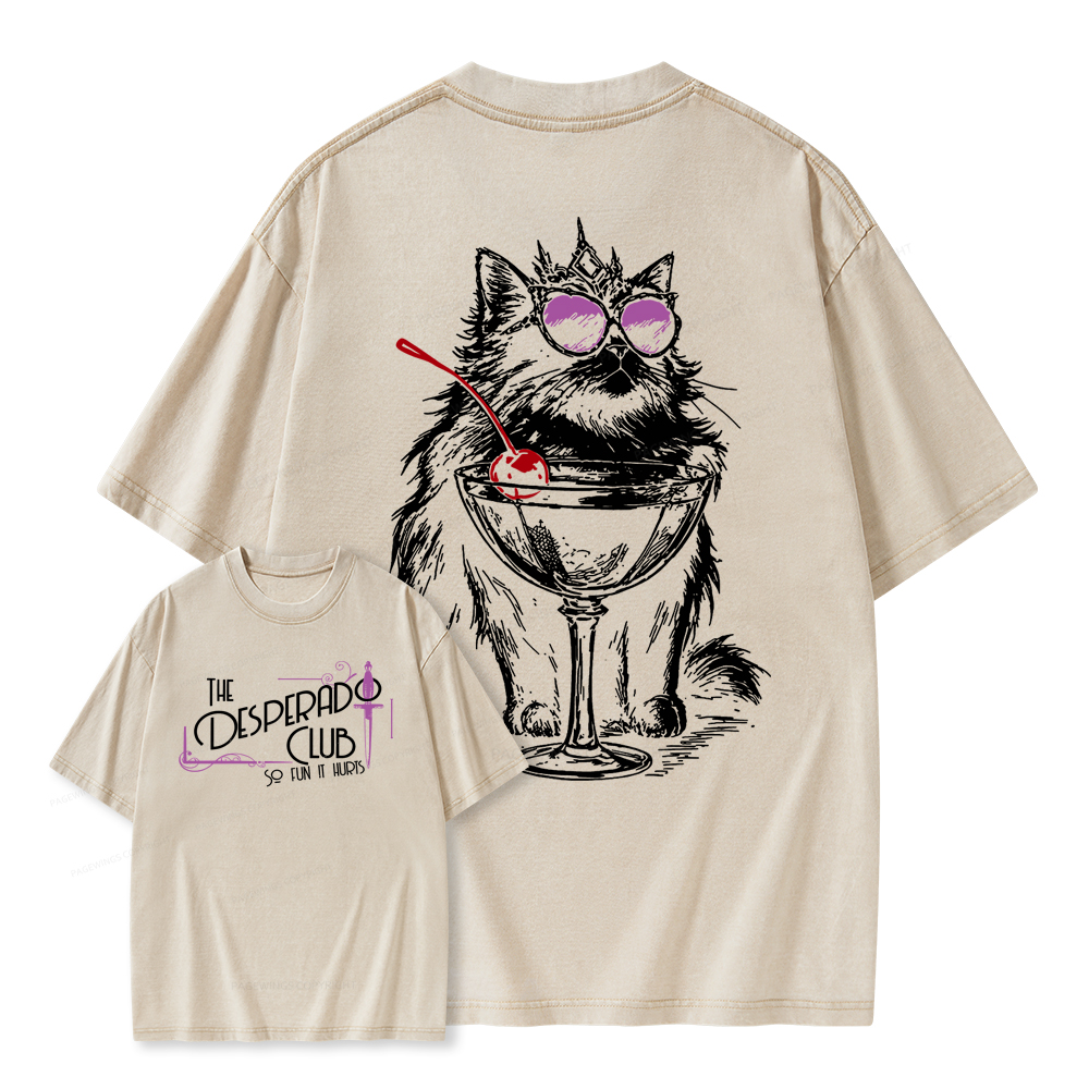 Pagewings Desperado Club  Unisex Washed T-shirt