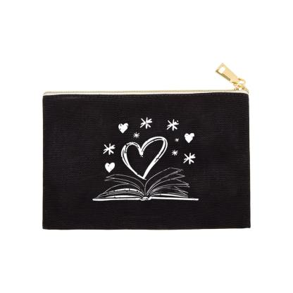 Pagewings Bookworm Librarian Valentines Day Book Pouch