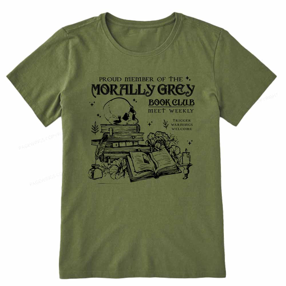 Pagewings Morally Grey Book Club Unisex Classic T-shirt