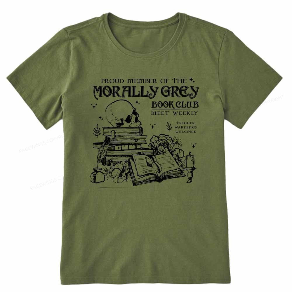 Pagewings Morally Grey Book Club Unisex Classic T-shirt