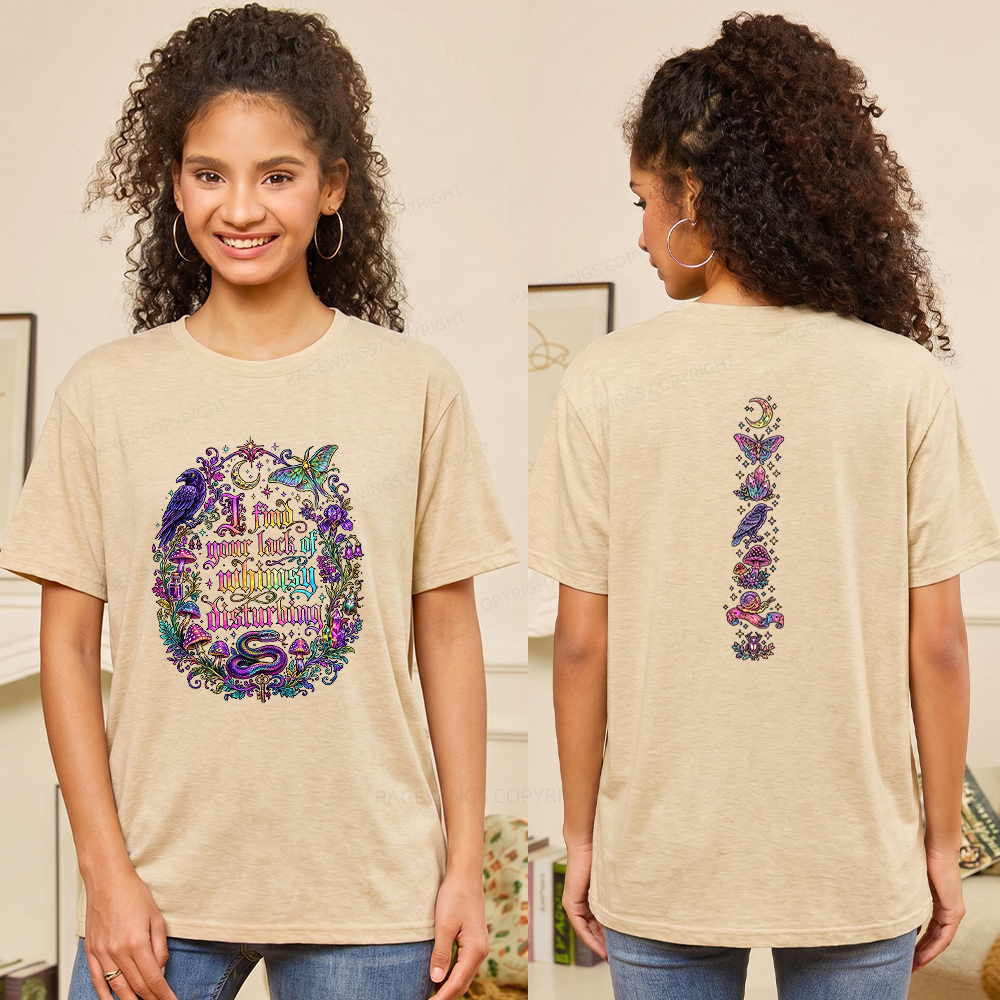 Pagewings I Find Your Lack Of Whimsy Unisex Heather T-Shirt