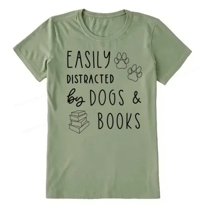 Pagewings Dogs And Books Unisex Classic T-shirt