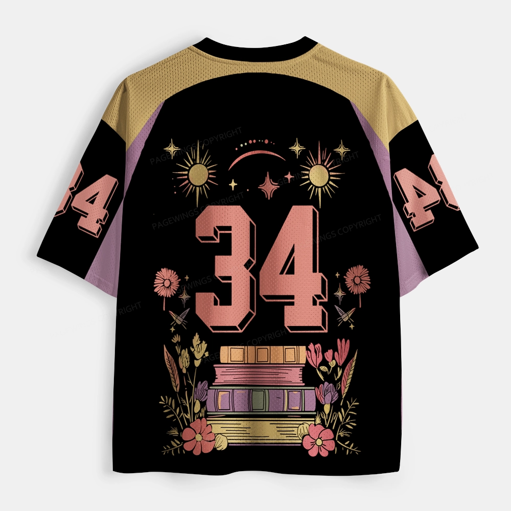 Pagewings Books Are Magic Unisex Mesh Jersey