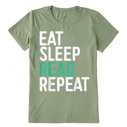 Pagewings Eat Sleep Read Repeat Unisex Classic T-shirt