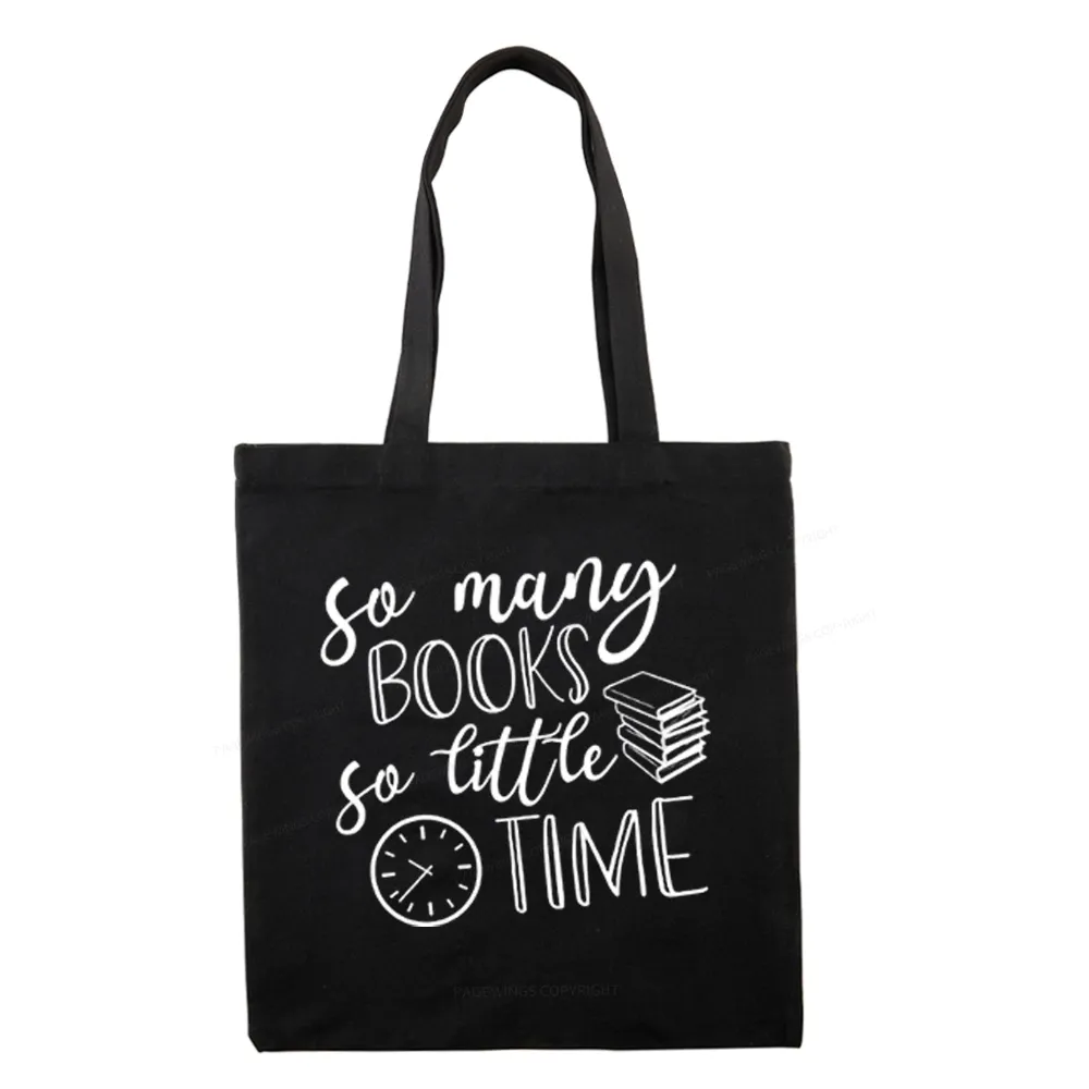 Pagewings So Many Books So Little Time Tote Bag