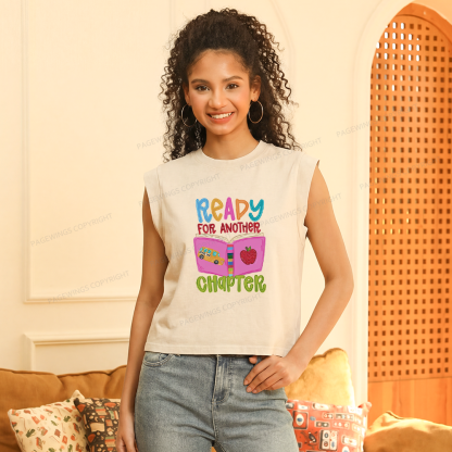 Pagewings Ready For Another Chapter Women's Washed Tank Top