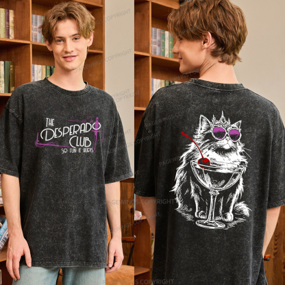 Pagewings Desperado Club  Unisex Washed T-shirt