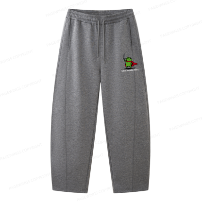 Pagewings Defend The Public Library Unisex Barrel Sweatpants