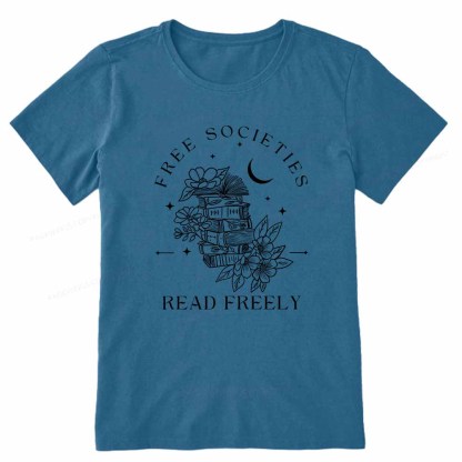 Pagewings Free Societies Read Freely Comfort Colors Shirt Unisex Classic T-shirt