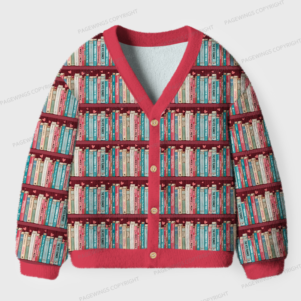 Pagewings  I’m With The Banned Unisex Cardigan Sweaters