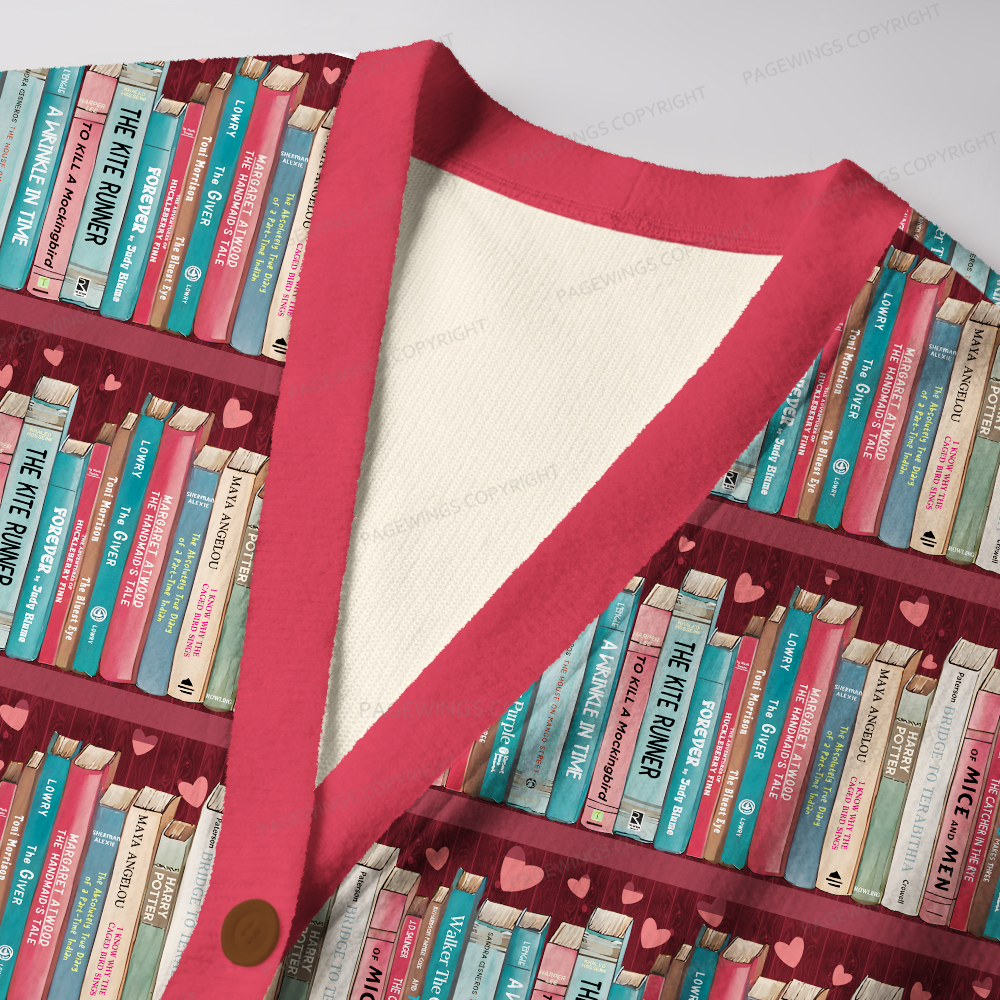 Pagewings  I’m With The Banned Unisex Cardigan Sweaters