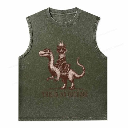 Pagewings Princess Donut Washed Tank Top