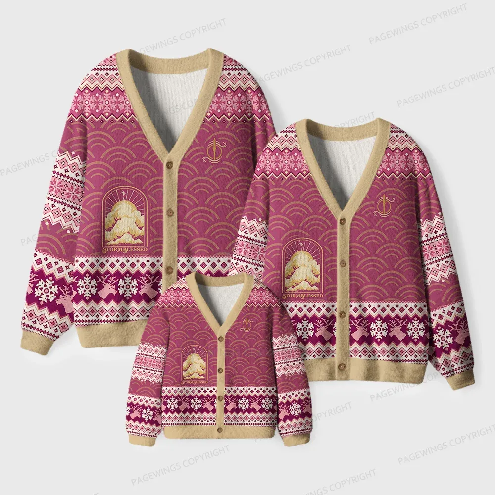 Pagewings Stormblessed Unisex Ugly Cardigan Sweaters