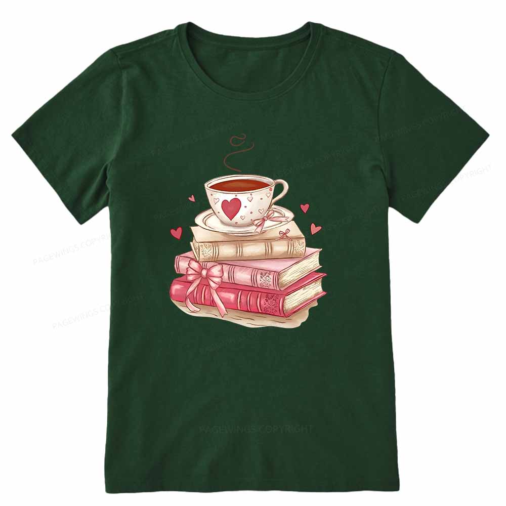 Pagewings Book Lover Valentine Sweatshirt Unisex Classic T-shirt