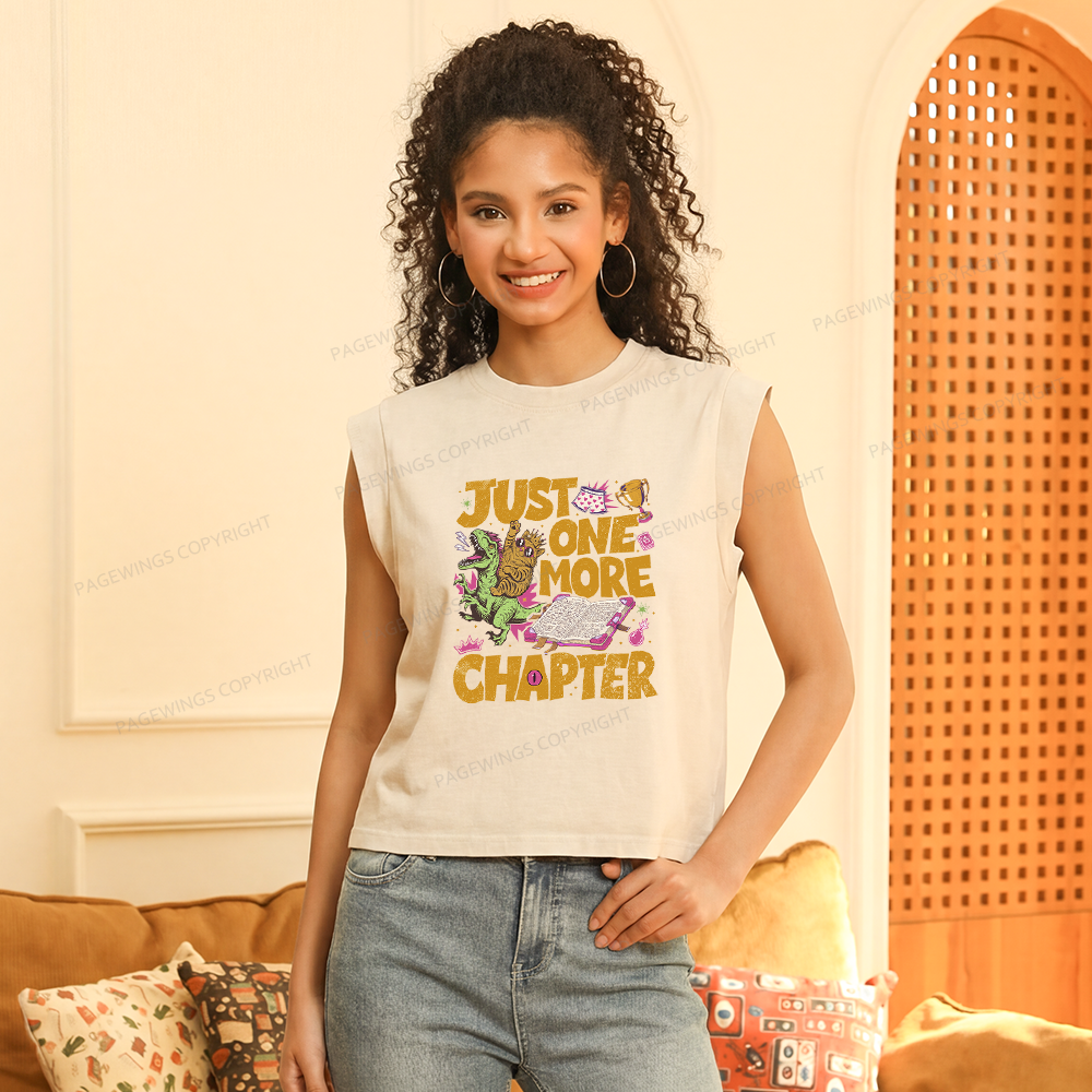Pagewings One More Chapter Women's Washed Tank Top
