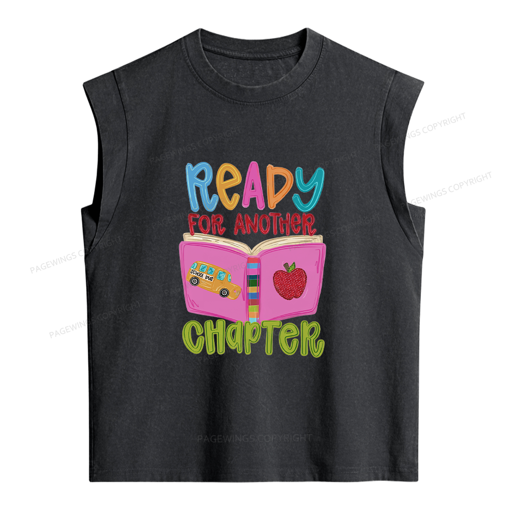 Pagewings Ready For Another Chapter Women's Washed Tank Top