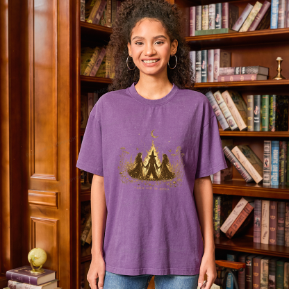 Pagewings Girls Will Be Girls Unisex Washed T-shirt