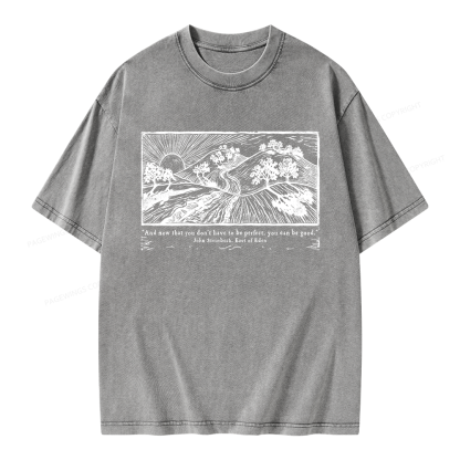 Pagewings Vintage Galley Unisex Washed T-shirt
