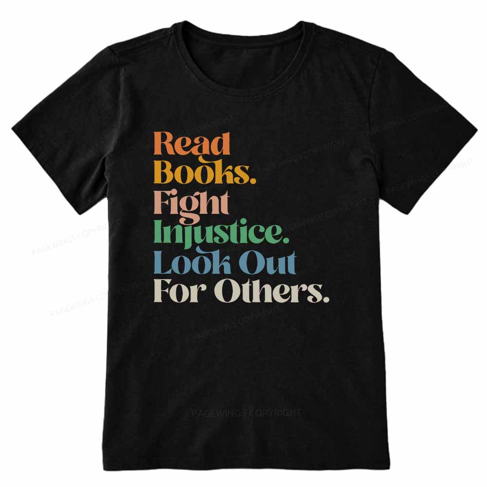Pagewings Read Banned Books Social Justice Shirt Unisex Classic T-shirt