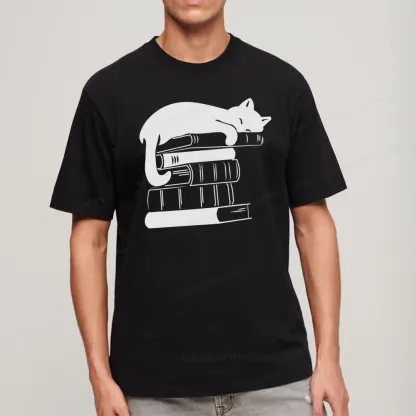 Pagewings Books And Cats Unisex Classic T-shirt