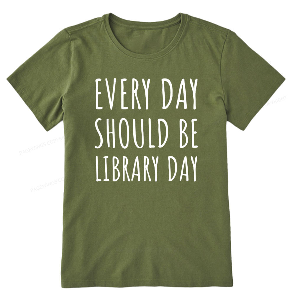 Pagewings Library Day Media Specialist Unisex Classic T-shirt