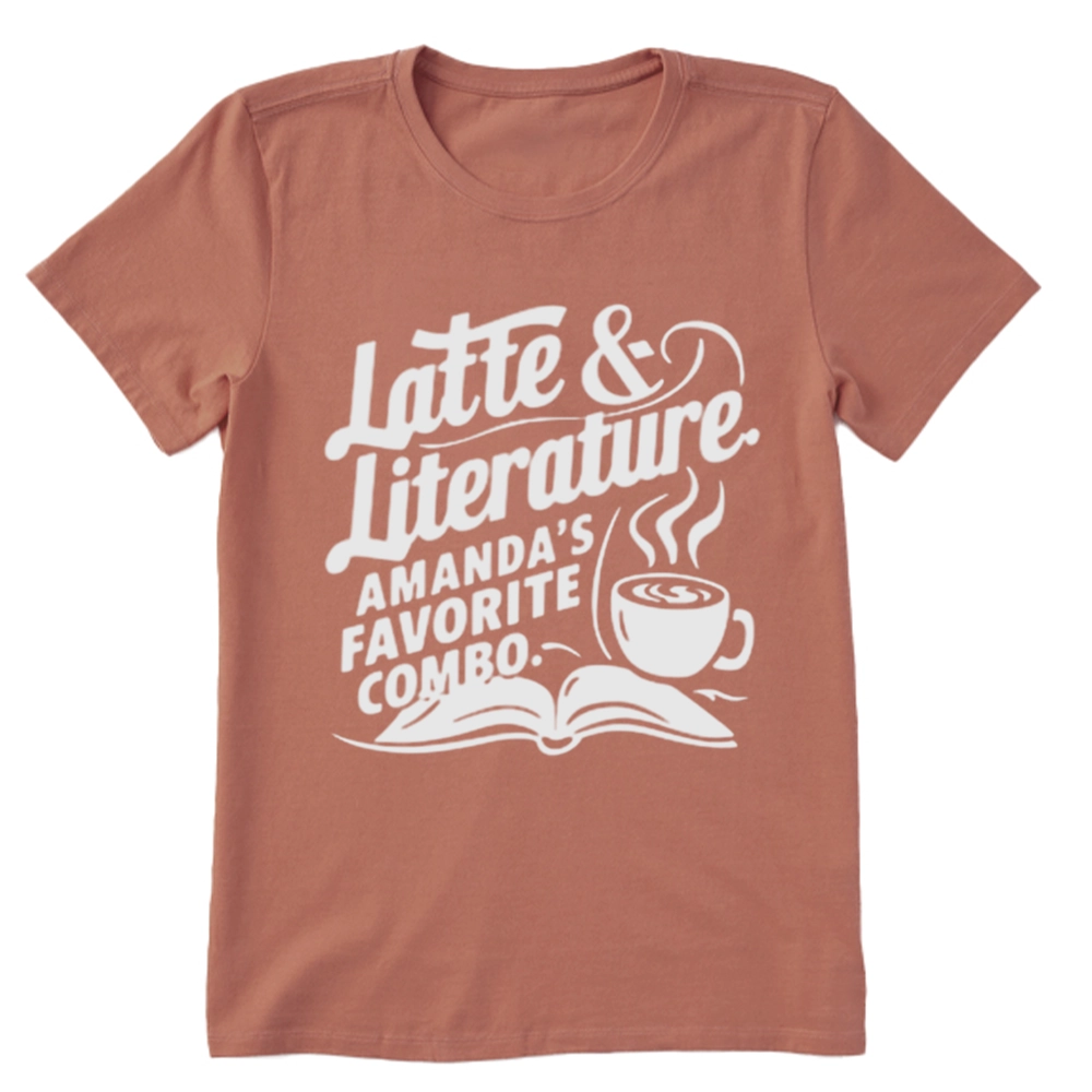 Pagewings Latte & Literature Amanda's Favorite Combo Unisex Classic T-shirt