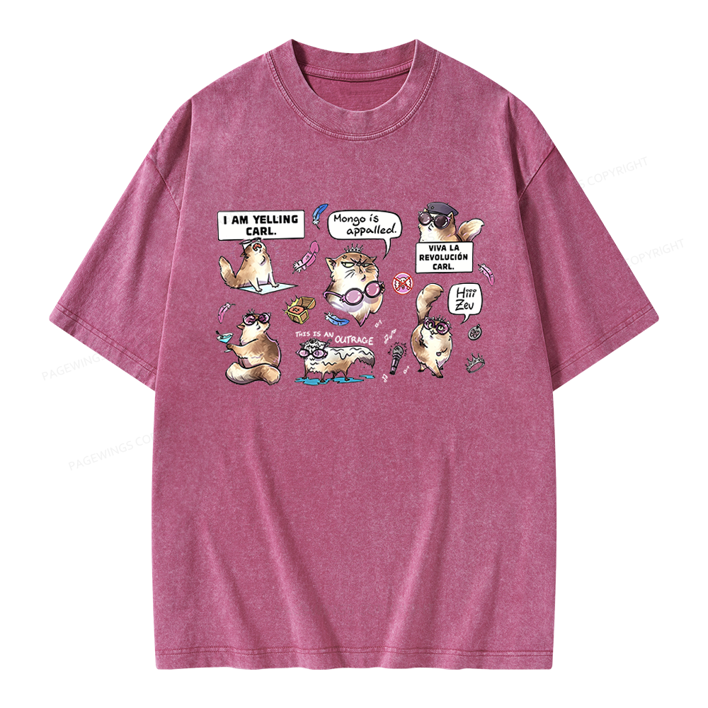 Pagewings Sci Fi Bookish Unisex Washed T-shirt